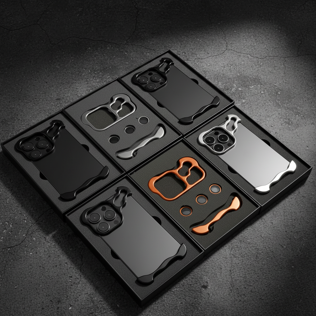 Funda Metálica Minimalista para iPhone
