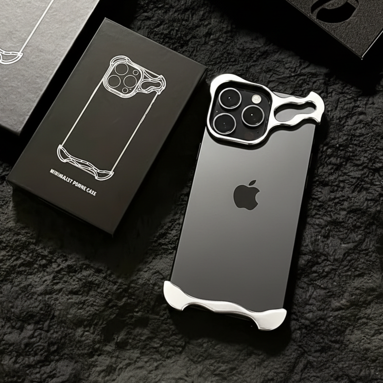 Funda Metálica Minimalista para iPhone